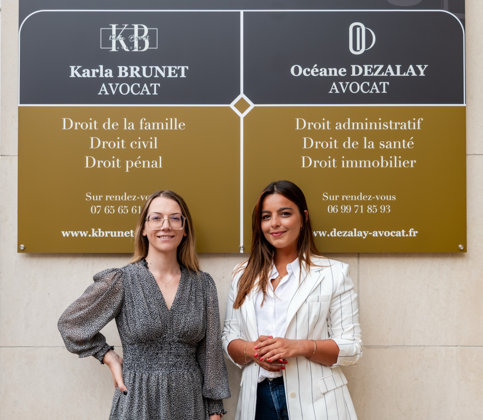 Maître Karla BRUNET et Maître Océane DEZALAY, SCM BRUNET DEZALAY AVOCATS au Mans